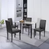 Set de masa Karin 4-1 negru-negru