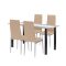 Denton 4+1 set de luat masa bej-gri