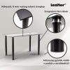 Masa de dining patrata Riona 120 cm din sticla neagra