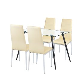 Cruz 4+1 set de sufragerie bej