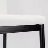 Midland 4+1 set de sufragerie alb-negru