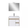 Mobilier complet de baie Luna Prime 60, stejar Sonoma-alb