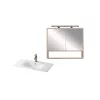 Mobilier complet de baie Luna 80, stejar Sonoma-alb