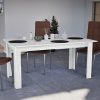 Masa de dining Yorki Standard 160x90 cm alba