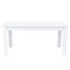 Masa de dining Yorki Standard 160x90 cm alba