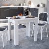 Masa de dining Yorki Standard 86x60 cm alba