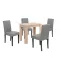 Set de masa Leon 4-1, gri stejar Sonoma