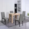 Set de masa Leon 4-1, gri stejar Sonoma