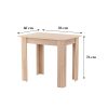 Masa de dining Yorki Standard 86x60 cm stejar sonoma