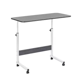 Masă pentru laptop cu înălțime reglabilă 80x40 cm negru