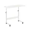 Masă pentru laptop cu înălțime reglabilă 80x40 cm alb