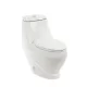Vas de toaleta Coral Monobloc cu evacuare inferioara