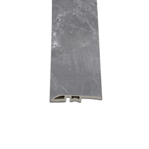 Vinil SPC nivelare podea Fjord model marmură gri închis 2400x45x8 mm