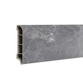   Vinil SPC margine de podea Fjord model marmură gri închis 2400x60x12 mm