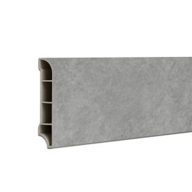 Vinil SPC margine de podea Harbor beton gri 2400x60x12 mm