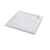 Cadita de dus acrilica joasa, patrata, Modena Slim, 80x80x5,5 cm