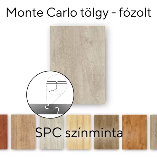 Pardoseala laminata Leziter Monte Carlo Oak Vinyl SPC Mostra/Bucata