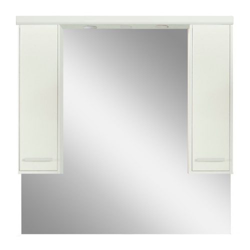 Dulap suspendat Nerva 105 cm cu oglinda, alb