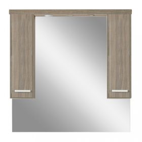 Dulap suspendat cu oglinda Nerva 105 cm, ulm Rauna