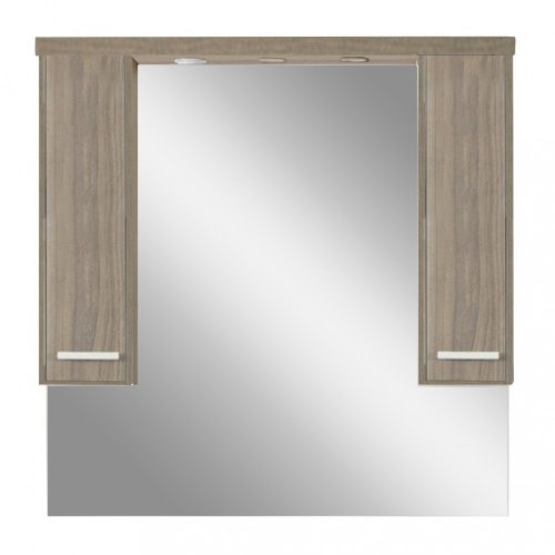 Dulap suspendat cu oglinda Nerva 105 cm, ulm Rauna