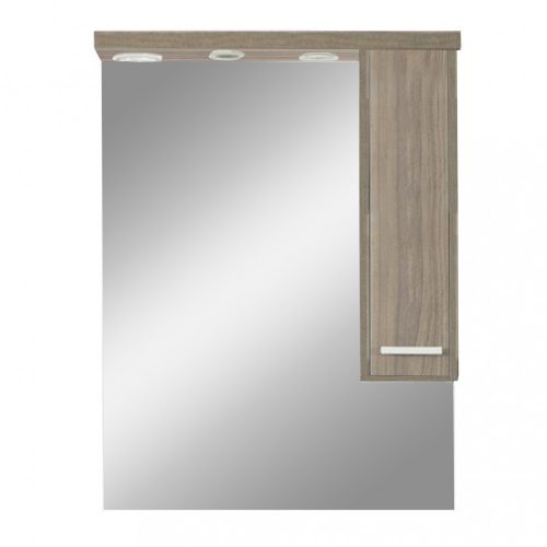 Dulap suspendat cu oglinda Nerva 75 cm, ulm Rauna