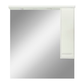 Dulap suspendat cu oglinda Nerva 85 cm, alb