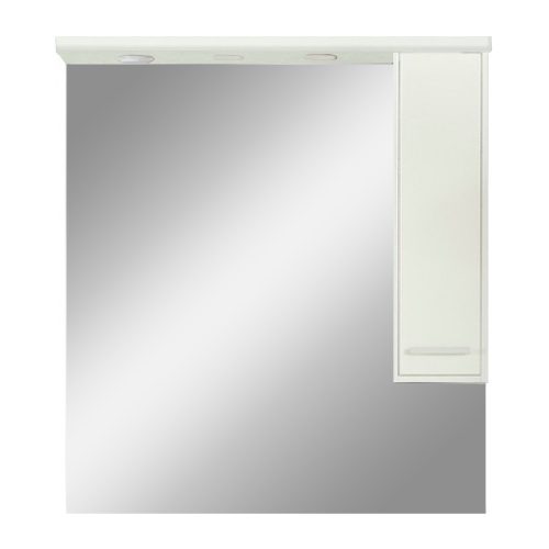 Dulap suspendat cu oglinda Nerva 85 cm, alb