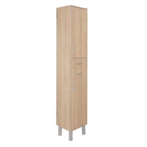 Dulap inalt Nerva 35 cu 2 usi, 2 sertare, stejar Sonoma