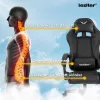 Raven gamer birou scaun pivotant negru