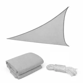 Rana Sun sail triunghiular 4x4x4 m gri