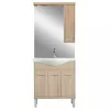 Mobilier complet de baie Nerva 75, stejar Sonoma