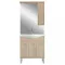 Mobilier complet de baie Nerva 75, stejar Sonoma