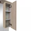 Mobilier complet de baie Nerva 75, stejar Sonoma