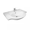 Mobilier complet de baie Nerva 75, stejar Sonoma