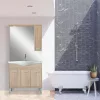 Mobilier complet de baie Nerva 85, stejar Sonoma