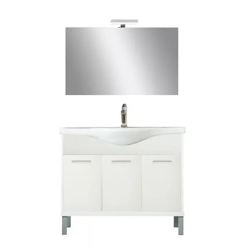 Mobilier complet de baie Nerva Prime 105 alb