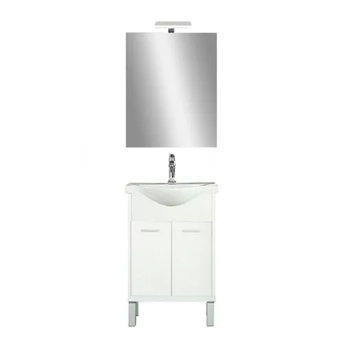 Mobilier complet de baie Nerva Prime 55 alb