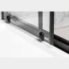 Olga SQ Element 80x90 negru pătrat cabină de duș fără tavă