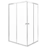 OLGA SQ 100x80 cabină de duș pătrată fără tavă de duș