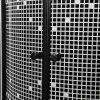 Cabina de dus curbata Pixel Black 90 fara cadita de dus