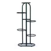 Suport metalic modern pentru flori 6 niveluri, negru
