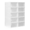 Dulap modular pentru pantofi cu 10 compartimente, plastic