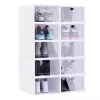 Dulap modular pentru pantofi cu 10 compartimente, plastic