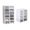 Dulap modular pentru pantofi cu 10 compartimente, plastic