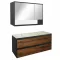Mobilier complet de baie Porto 120 in culoarea stejarului rustic antracit