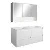 Mobilier complet de baie Porto 120 alb