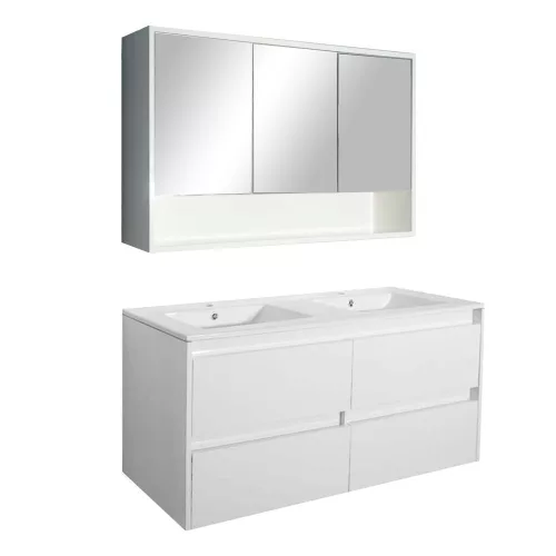 Mobilier complet de baie Porto 120 alb