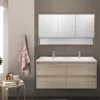 Mobilier complet de baie Porto 120 in culoarea stejarului Sonoma