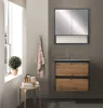 Mobilier complet de baie Porto 60 in culoarea stejarului rustic antracit