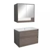 Mobilier complet de baie Porto 80 in culoarea ulmului Rauna